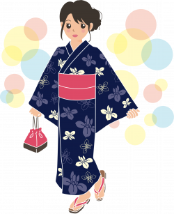 Clipart - Summer kimono (#1)