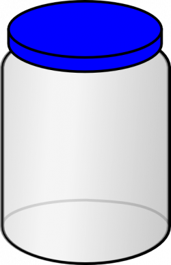 Jar With Blue Lid clip art | Clipart Panda - Free Clipart Images