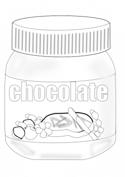 clipartist.net » Clip Art » food jar of chocolate jar of chocolate ...