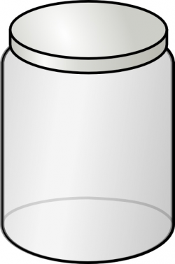 Glass Jar clip art Free vector in Open office drawing svg ...