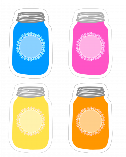 Colorful Mason Jar Tag Collection FREE Printable - The Cottage Market