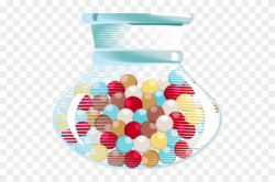 Gumball Clipart Candy Jar - Plastic Bottle, HD Png Download ...