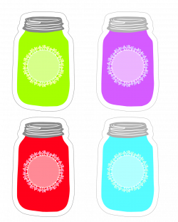 Colorful Mason Jar Tag Collection FREE Printable - The Cottage Market