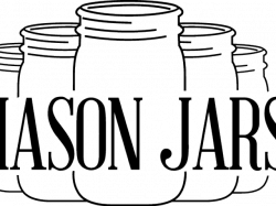 HD Mason Jar Clipart Logo - Andrea Louie Larson Transparent ...