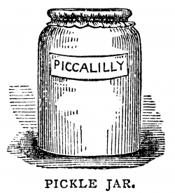 Vintage Pickle Jar Clip Art - Old Design Shop Blog