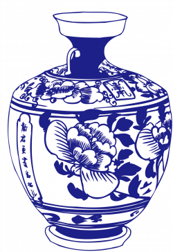 Porcelain Chinese ceramics Blue and white pottery Clip art ...