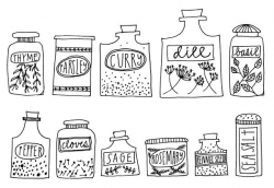 spice bottle illustrations | อีเกิ้ง eagle | Hand lettering ...