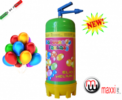 Small Disposable 1.8l helium canister ( 0,15m3 helium compressed ...