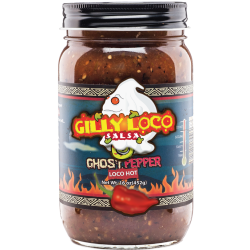 Gilly Loco Ghost Pepper Salsa (16 oz.) - The Loco Life