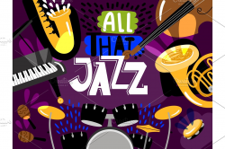 Musical live jazz band, concert of