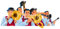 Dixieland Jazz Band stock vectors - Clipart.me