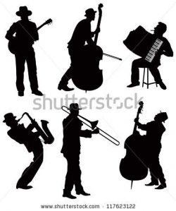 Musicians silhouettes. Vector | Cuban theme party ...