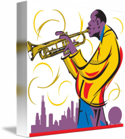 New Orleans Musician/Jazz by Roseann Riggi-Knudson