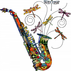 art painted sax - Google Search workout the dragonflies | Tattoo ...