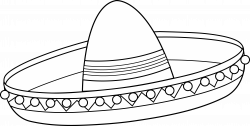 Mexican Sombrero Coloring Page | First Grade | Pinterest | Sombreros ...