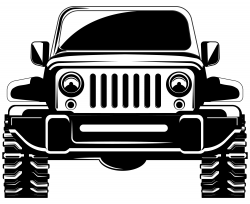 Jeep SVG, 4x4 SVG, Front view, Jeep clipart, Wrangler svg, Off road ...