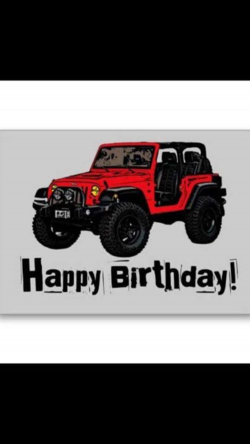Happy birthday jeep style | Happy Birthday | 4th birthday ...