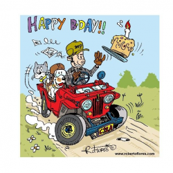 Happy Birthday Gordon ! | jeep | Happy birthday cards, Happy ...