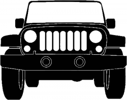 Jeep silhouette illustration | Jeep | Jeep grill, Jeep ...