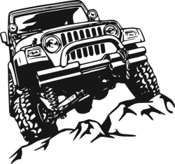 Jeep Decal Garage Home Decor Wall Hanging Graphic by ...