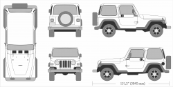 Image result for jeep drawing | Templates | Jeep wrangler ...