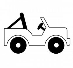 Black & White Jeep Clip Art at Clker.com - vector clip art ...