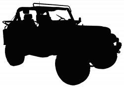 OnlineLabels Clip Art - Jeep Silhouette