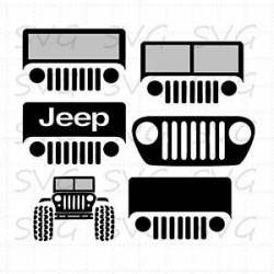 Jeep Bundle svg, dxf, fcm, eps, and png | Silhouettes | Jeep ...