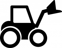 Wheel Loader Tractor Svg Png Icon Free Download (#10592 ...