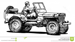 Stock Photos World War Two Army Jeep Image | SOIDERGI