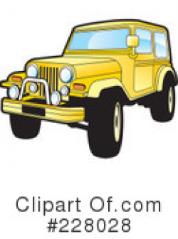 Yellow Jeep Wrangler Clipart #1 - 1 Royalty-Free (RF ...
