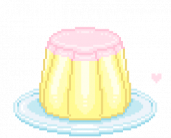 pink jelly flan pudding (♥) | Gifs ❤ Pixel ☂ | Pinterest | Flan ...