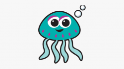Jellyfish Clipart Aqua, Cliparts & Cartoons - Jing.fm