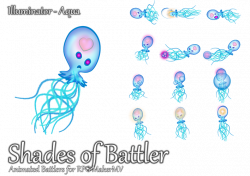 RPG Maker MV Battler - Illuminator: Aqua by ShadowHawkDragon on ...