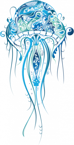 Blue Jellyfish by artbeautifulcloth on DeviantArt