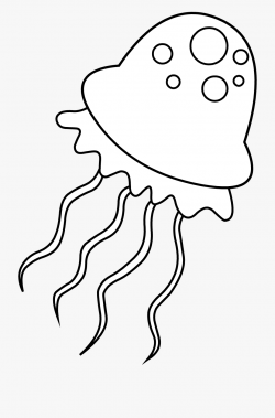Jellyfish Coloring Page - Clip Art #515408 - Free Cliparts ...