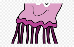 Jellyfish Clipart Cartoon - Jellyfish Clipart Hd - Png ...