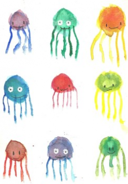 Watercolor Jellyfish ClipArt by The Cat on the Stoop | TpT