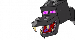 Minecraft Characters Ender Dragon. Ender Dragon Sitting Down ...