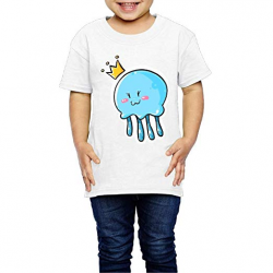 Amazon.com: Aiguan Cute Jellyfish Clipart Queen Toddler ...