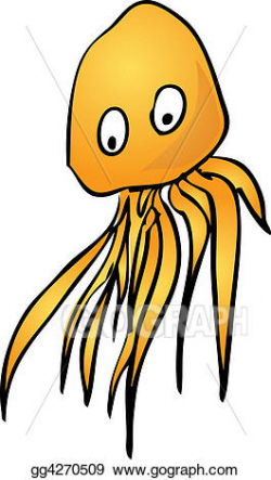 Stock Illustration - Cute jellyfish. Clipart Illustrations ...