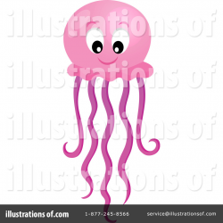 Jellyfish Clipart #1240306 - Illustration by visekart