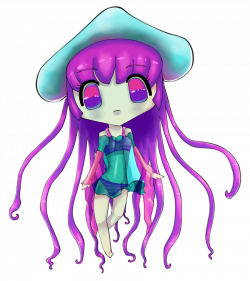 Lady-Jellyfish - Chica-Medusa by BubblyBlu on DeviantArt