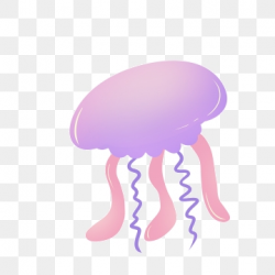 Purple Jellyfish Png, Vector, PSD, and Clipart With ...