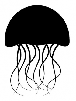 Jellyfish Silhouette - Cliparts.co
