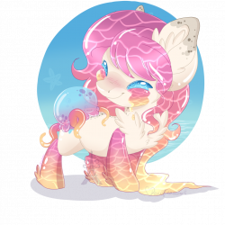 1294100 - artist:silent-shadow-wolf, blushing, chest fluff, ear ...