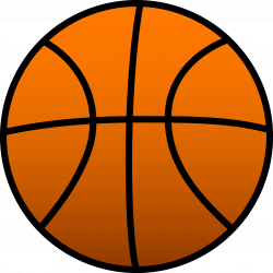 Orange Basketball Clipart free image