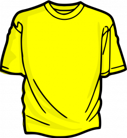 Clipart - T-shirt yellow