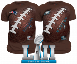Super Bowl LII Patriots vs Eagles Tees! - Liquid Blue Retail News ...