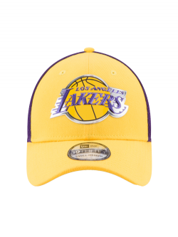 Los Angeles Lakers Youth 39THIRTY On Court Reverse Team Flex Fit Cap ...